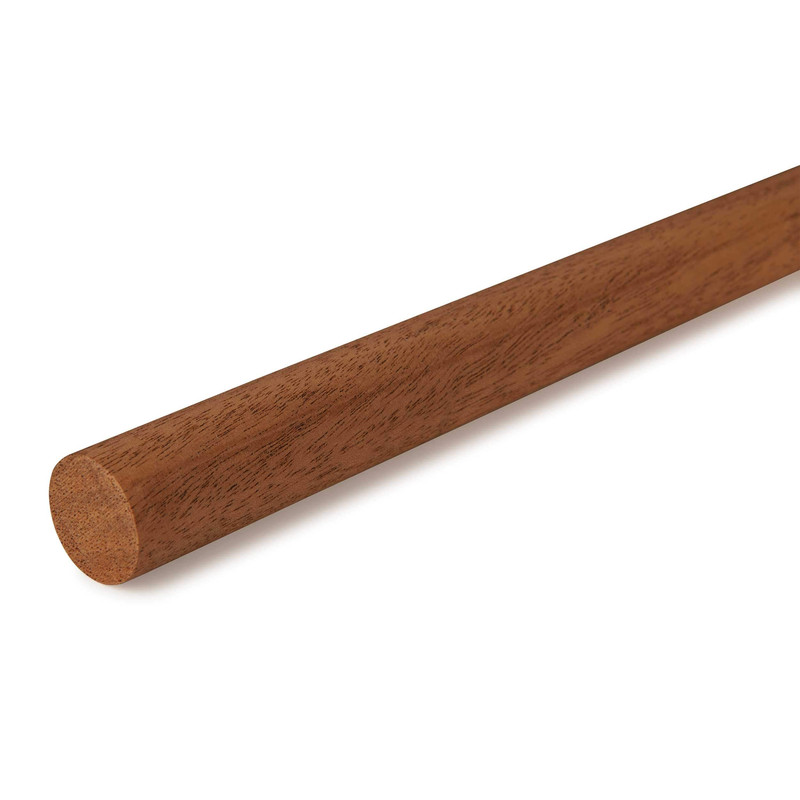 36" Round Wood Dowel - Species:Mahogany - Diameter:7/8"
